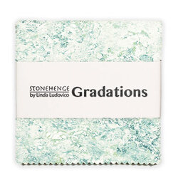 Stonehenge Gradations 5" Square Pack in Blue Planet