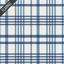 Happy Plaid Flannel in Sky