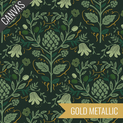 Artichoke Canvas in Hunter Metallic