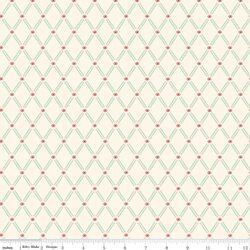 Trellis Vines in Vintage White