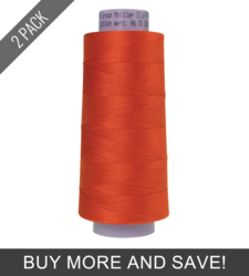 Paprika (9150-0450) - Silk Finish Cotton 50wt - 2000 Yards (2 Pack)