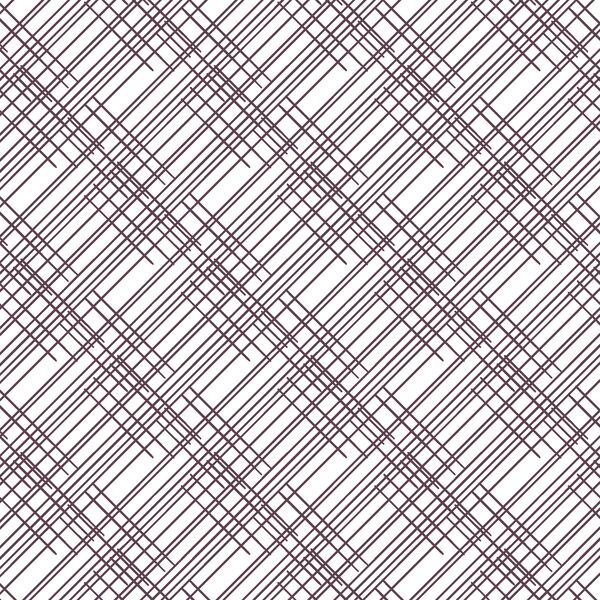 Thatched in Raisin on White