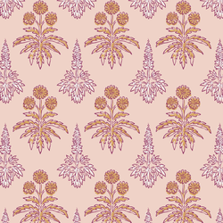 Lupine and Marigold in Cactus Blossom