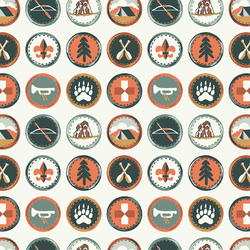Scout Badges in Cedar