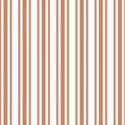 Triple Stripe in Rust Orange