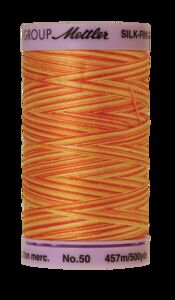 Orange Ana (9085-9831) - Silk Finish Cotton Multi 50wt - 500 Yards