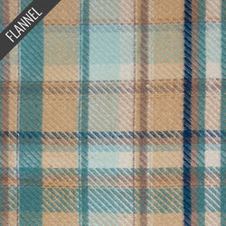 Royal Plaid Flannel in Horizon
