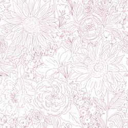 Paperie in Cranberry on White