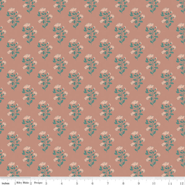 Flower Stems in Dusty Rose