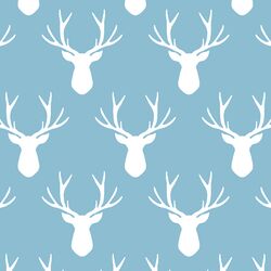Stag Silhouette in Breeze