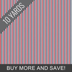 1/8" Stripe in Patriotic - 10 Yard Bolt