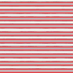 Summer Stripe in Cayenne Red