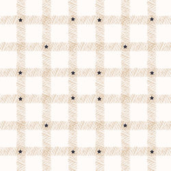 Starry Gingham in Gilded