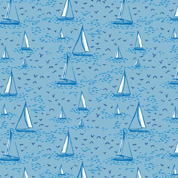 Regatta Day in Blue