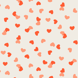 Confetti Hearts in Vanilla