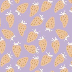 Large Strawberries in Lilac