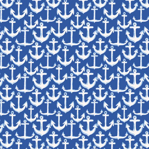 Anchors Aweigh in Cobalt