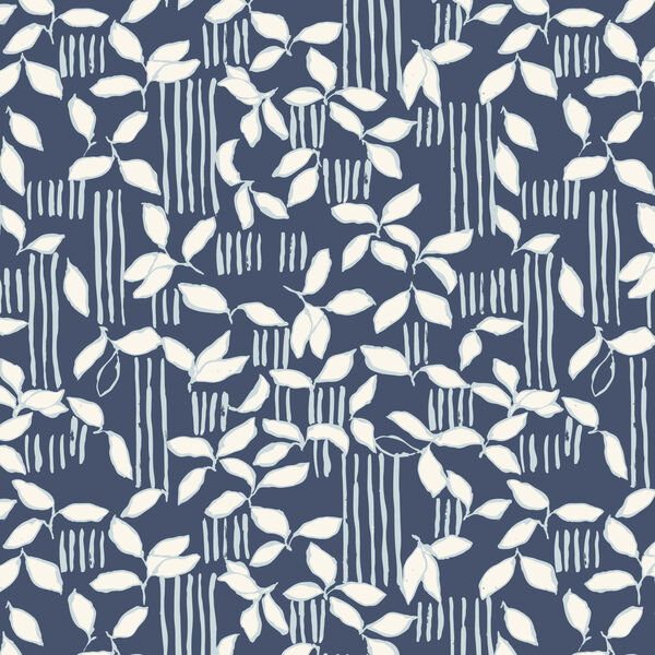Foliage Stripe in Blue