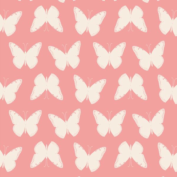 Summer Butterflies in Candy Pink