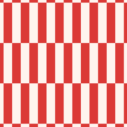 Offset Stripe in Cherry