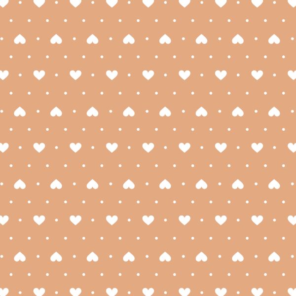 Heart Dots in Honey Tea