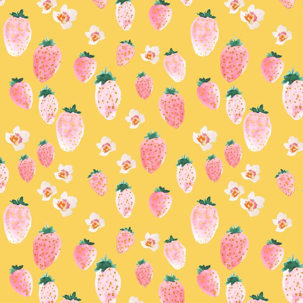 Strawberry Blossom in Lemon