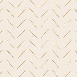 Chevron in Golden Mustard Yellow on Egret