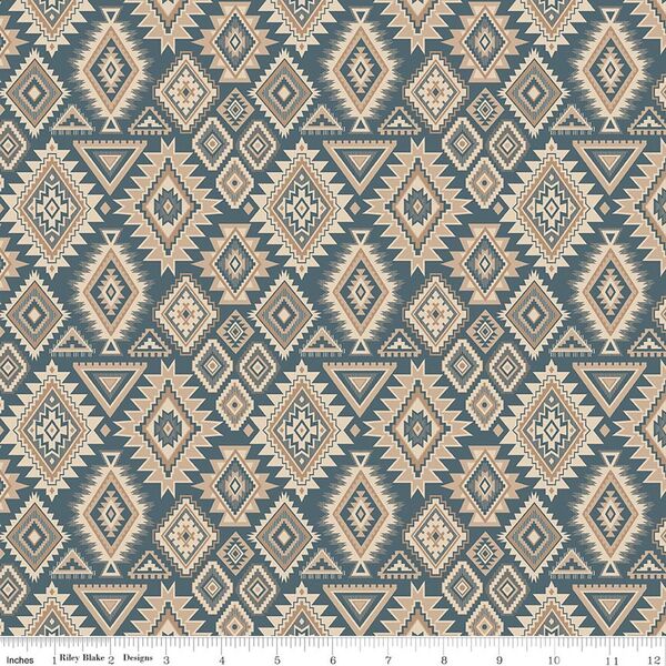 Geometric in Blue