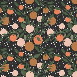 Little Tangerines in Rainy Night