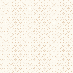Wild Eyelet in Oak on Cream