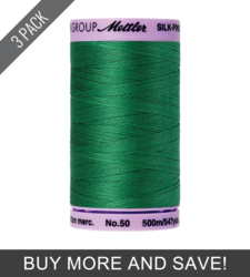 Kelley (9104-0224) - Silk Finish Cotton 50wt - 547 Yards (3 Pack)