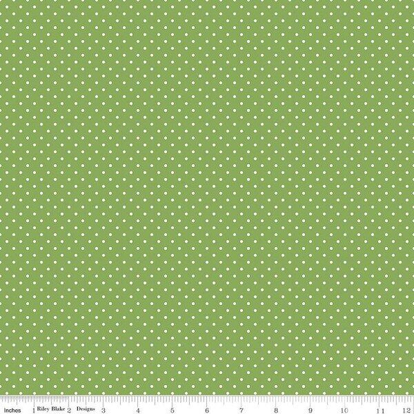 Swiss Dot in Green