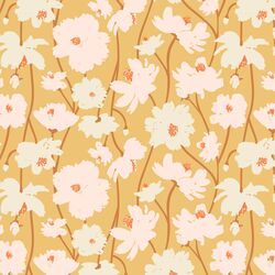 Frilly Floral in Lemon Yellow