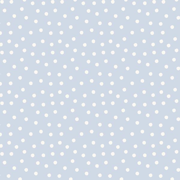 Tossed Polka Dot in Pond Blue