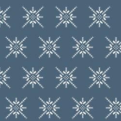 Snowflake Stitch in Twilight