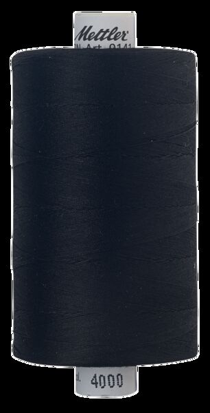 Black (9141-4000) - Silk Finish Cotton 40wt - 1094 Yards