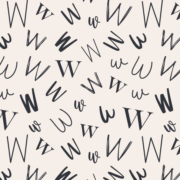 W in Graphite