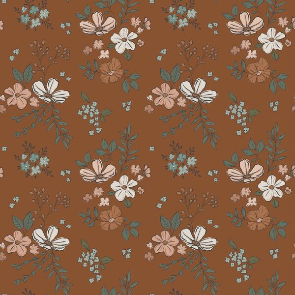 Little Wildflowers in Sienna
