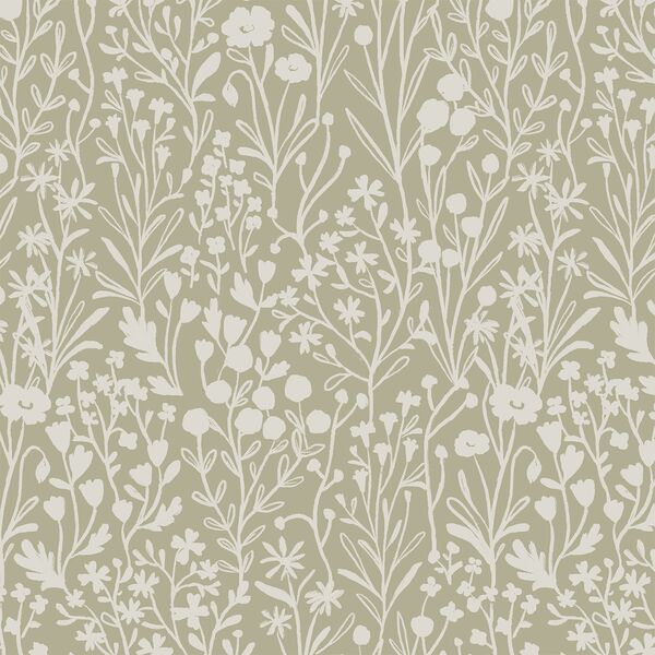 Floral Silhouette in Ivy