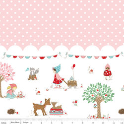 Border Print in Pink