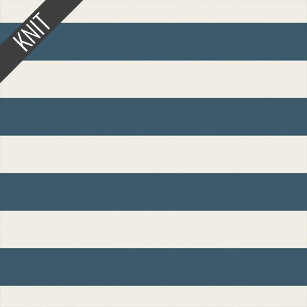 Striped Bold Knit in Mediterraneo