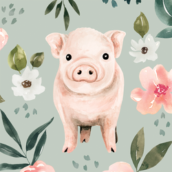 Large Pig in Mint