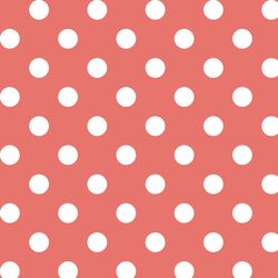 Marble Dot in Living Coral