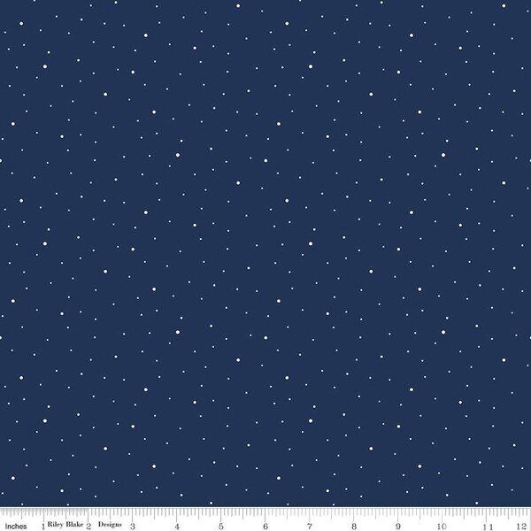 Dapple Dot in Navy