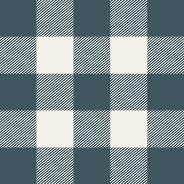 Thick Plaid in Night Blue