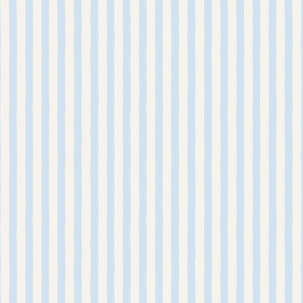 Large Striped Streamers in Pastel Blue