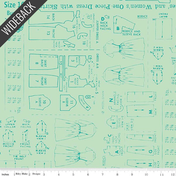 Pattern Wideback in Mint