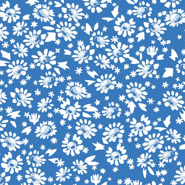 Daisies in Cerulean