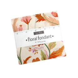 Floral Fondant 5" Square Pack