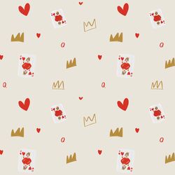 Queen of Hearts in Ivory